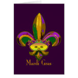 Fleur de lis Mask cards