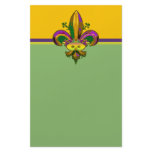 Fleur de lis Mask Personalized Stationery