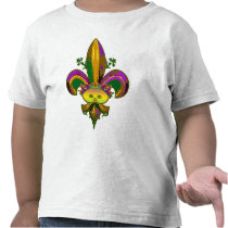 Fleur de lis Mask Tees