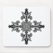 Fleur de lis Meditation 4 corners mousepads