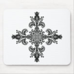 Fleur de lis Meditation 4 corners Mouse Mats