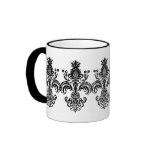Fleur de lis Meditation Coffee Mugs