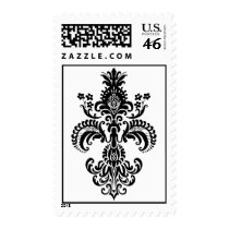 Fleur de lis Meditation postage
