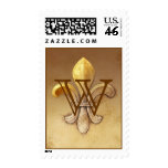 Fleur-de-lis Monogram Postage
