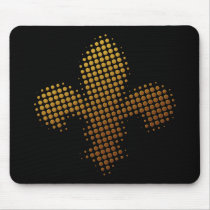 Fleur-de-lis mousepads