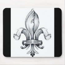 Fleur de Lis Mousepad