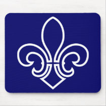 Fleur de Lis Mouse Pads