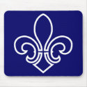Fleur de Lis mousepads