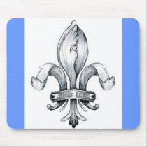 Fleur de Lis Mousepad - Customized