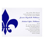 Fleur de Lis | Navy Blue invitations