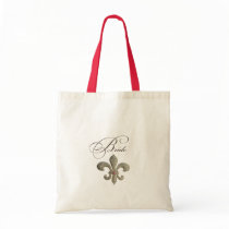 Fleur de lis NOLA Bride Bling bags by perfectwedding Fleur de lis NOLA Bride Bling bags