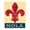 Flor de lis Nola posters