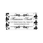 "Fleur-de-lis" Ornate Labels labels