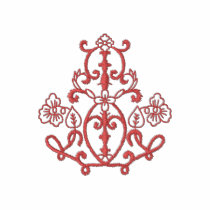 Fleur-de-lis Outline embroidered shirts by ZazzleEmbroidery Fleur-de-lis Outline embroidered shirts