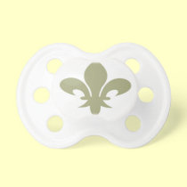 Fleur de Lis pacifier pacifiers