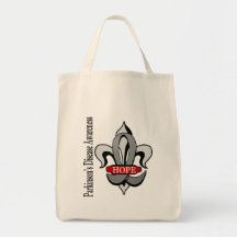 Fleur De Lis Parkinson's Disease Hope Bags