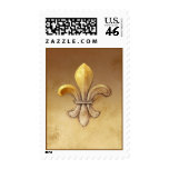 Fleur-de-lis Postage Stamps