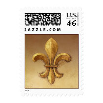 Fleur-de-lis Postage Stamps