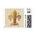 Fleur-de-lis postage