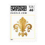 Fleur-de-lis Postage Stamp