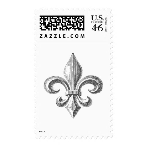 Fleur de Lis Postage