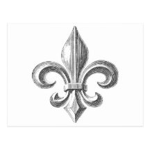 Fleur de Lis Postcards