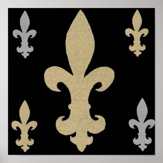 Fleur de lis... print