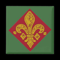 Fleur De Lis Red magnets
