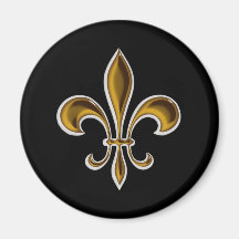 Fleur De Lis Refrigerator Magnets