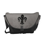 Fleur-de-lis rickshaw messenger bags