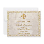 Fleur_de_lis Save the Date Announcements