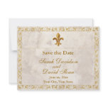 Fleur_de_lis Save the Date Personalized Invite
