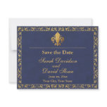 Fleur_de_lis Save the Date Custom Invitation
