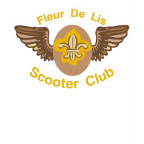 Fleur De Lis Scooter Club t-shirts