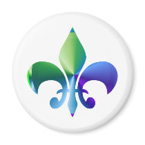 Fleur-de-Lis:  Signature Patterns by Naveen Magnets