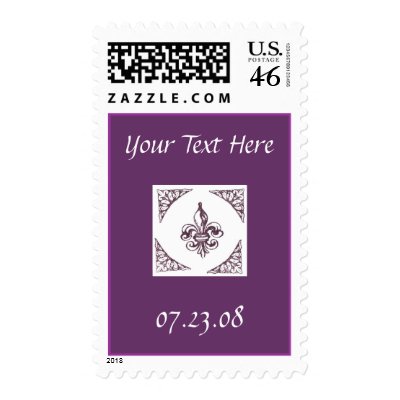 fleur de lis stamp