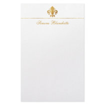 Fleur-de-lis Custom Stationery