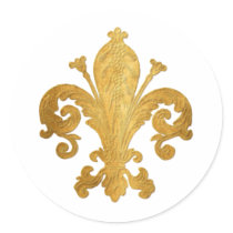Fleur-de-lis stickers
