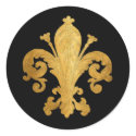 Fleur-de-lis stickers by artogram Fleur-de-lis stickers