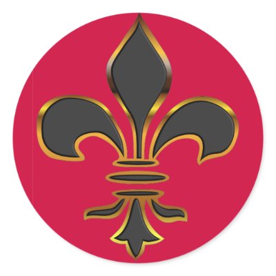 Fleur-de-lis Sticker by 777Images