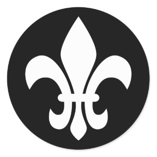 Fleur de Lis sticker