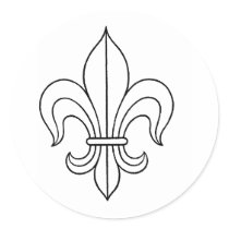 Fleur-de-lis stickers