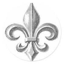 Fleur de Lis stickers