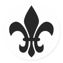 Fleur de Lis stickers