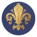 Fleur-de-lis stickers