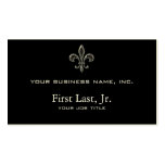 Fleur De Lis - Stripey Business Card