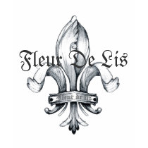 Fleur De Lis Tattoo T-shirt - Customized by MistaSCARY Fleur De Lis Tattoo T-shirt - Customized