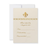 Fleur-de-lis Themed RSVP Invite