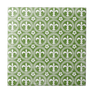 Fleur De Lis Ceramic Tiles | Zazzle