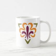 Fleur De Lis & Triangle #1 Coffee Mugs
